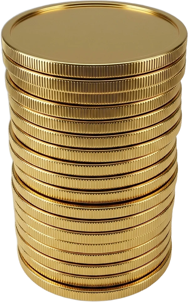 Una pila alta di monete d’oro: quanto della raccolta resta alla campagna